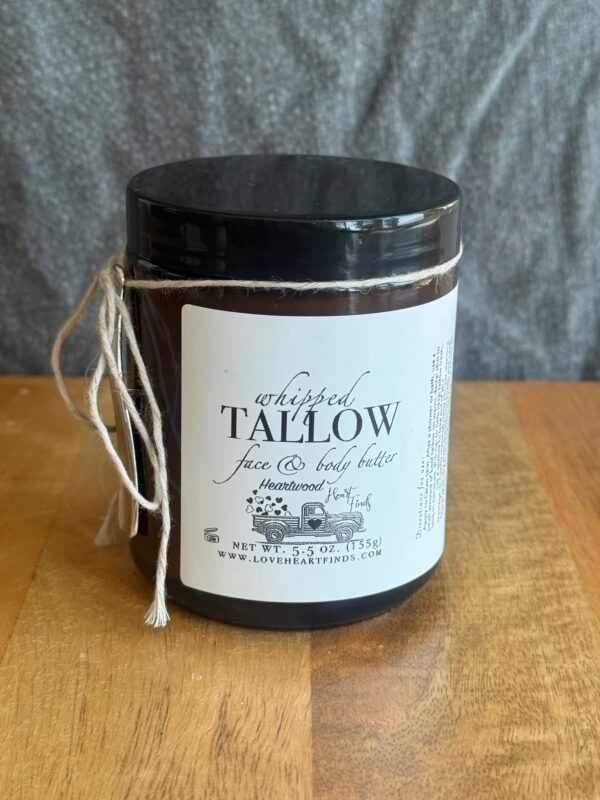 Large Heartwood Whipped Tallow for Face & Body