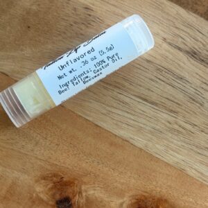 Unflavored Tallow Lip Balm
