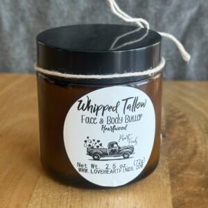 Small Heartwood Whipped Tallow for Face & Body