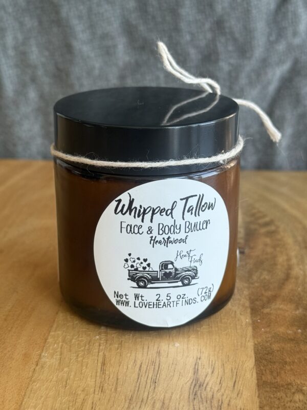 Small Heartwood Whipped Tallow for Face & Body