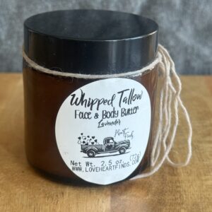 Small Lavender Whipped Tallow for Face & Body