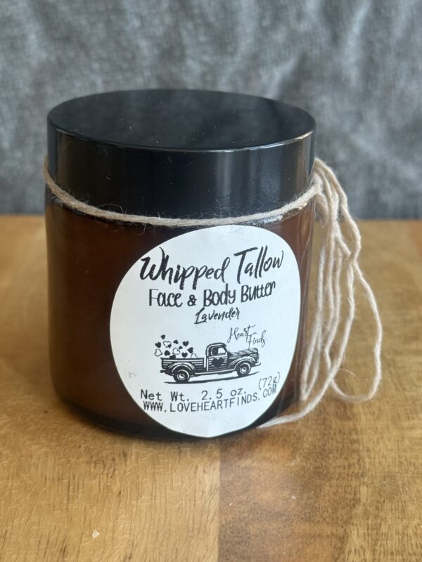 Small Lavender Whipped Tallow for Face & Body